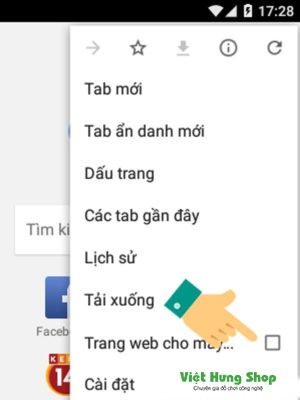 Chọn sử dụng giao diện máy tính