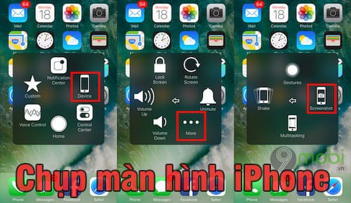 Chụp màn hình iphone