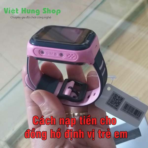 cách nạp tiền cho đồng hồ định vị trẻ em