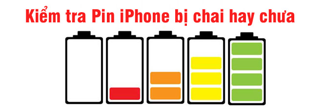 Kiểm tra pin iPhone bị chai hay chưa